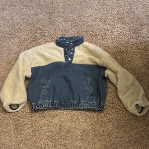Women’s Raisonnel Size Small Sherpa Denim Jacket